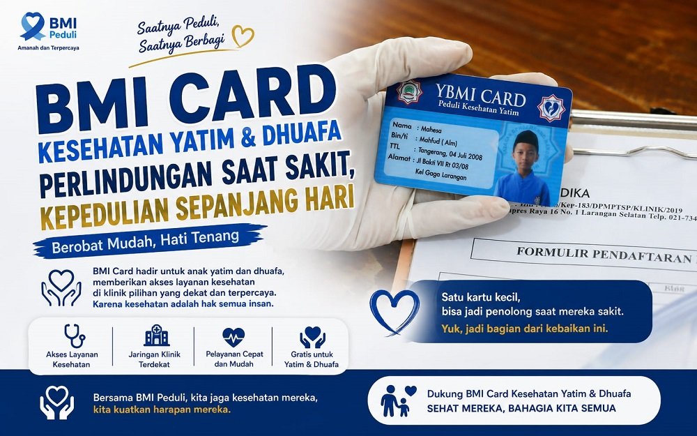 BMI Card, Kartu Berobat Yatim