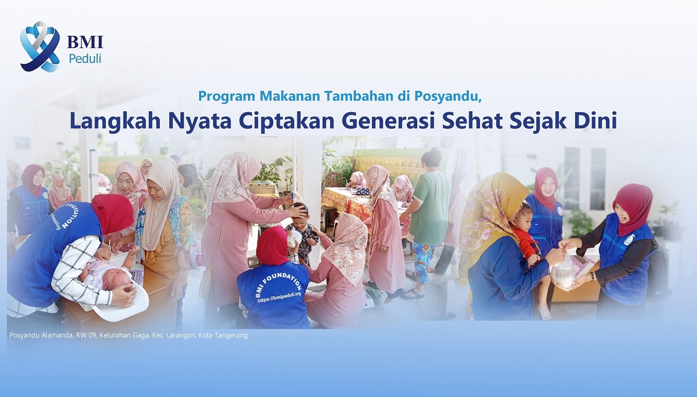 BMI Peduli pmt posyandu Alamanda