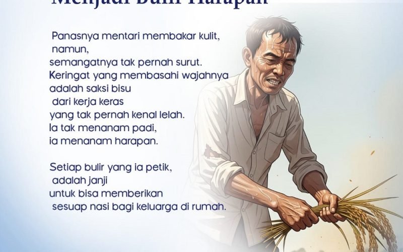 Dari Butiran Keringat Menjadi Bulir Harapan